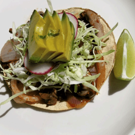 Mushroom Tinga Tostadas